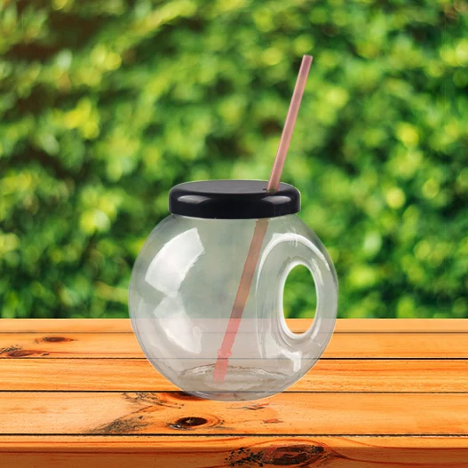 Various Sizes Of Plastic Cocktail Fish Bowl Cups With Straw Buy