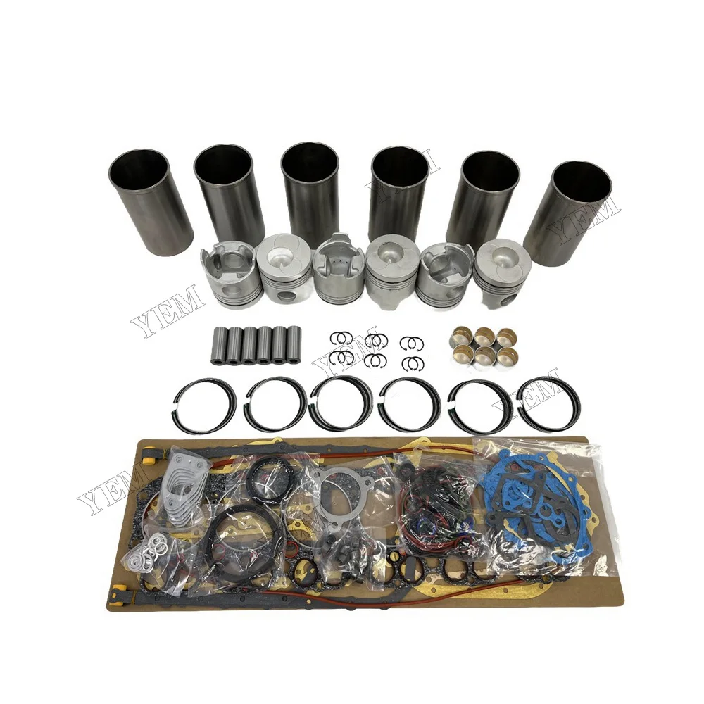Overhaul Kit With Gasket Set Compatible for Hino H07C Engine Parts Advantage Supply 6
