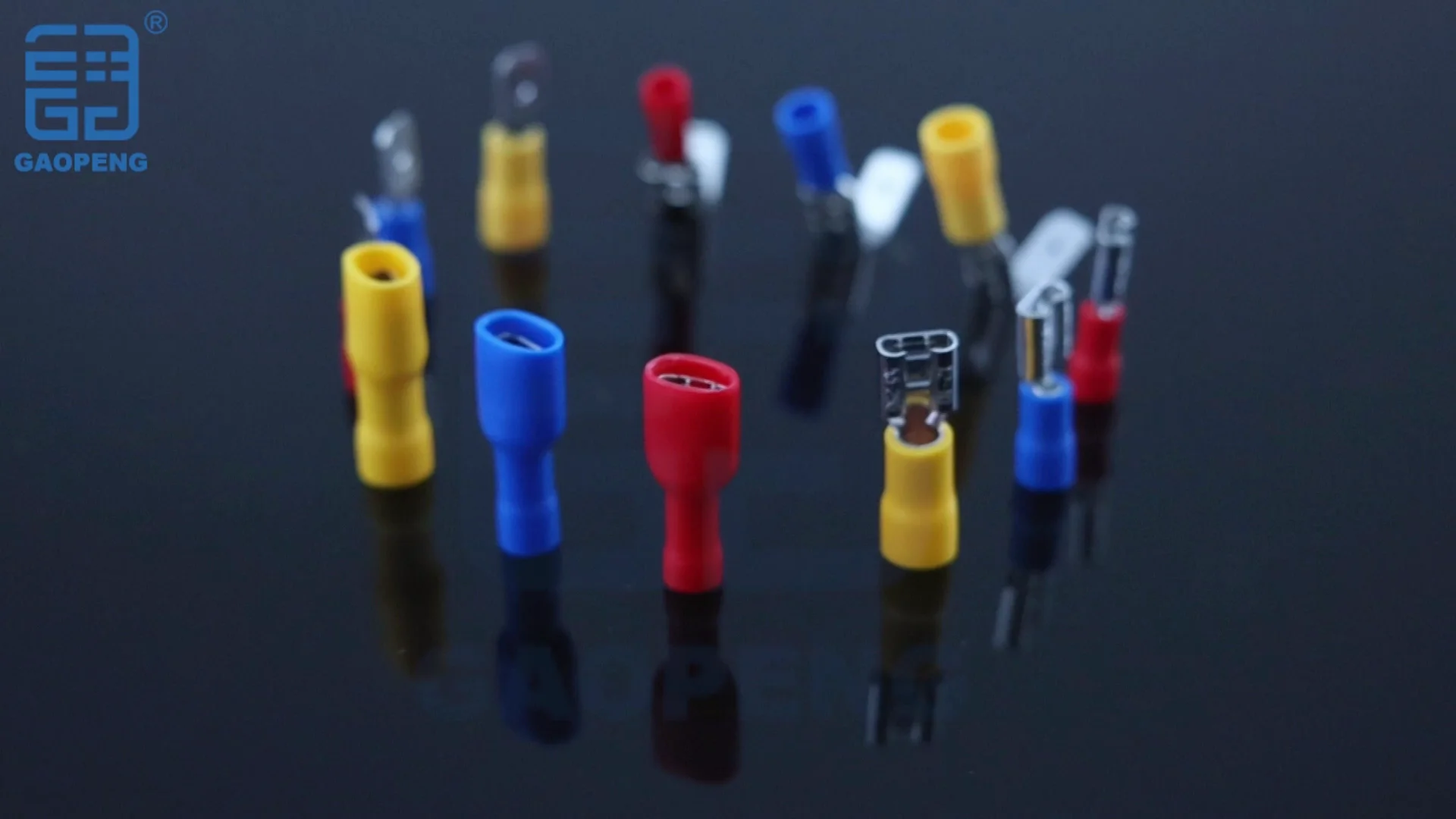 Red Male Mdd1.25250 Pvc Spade Terminal Insulated Crimp Terminals