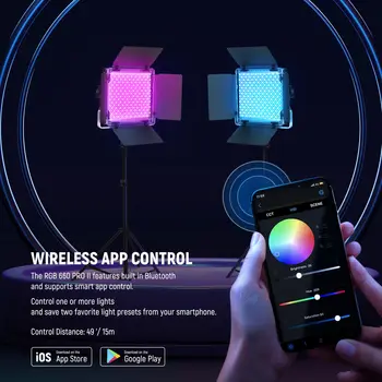 Photography Fill Light NEEWER Upgraded 660 PRO II LED Video Light RGB Studio Lights detail image