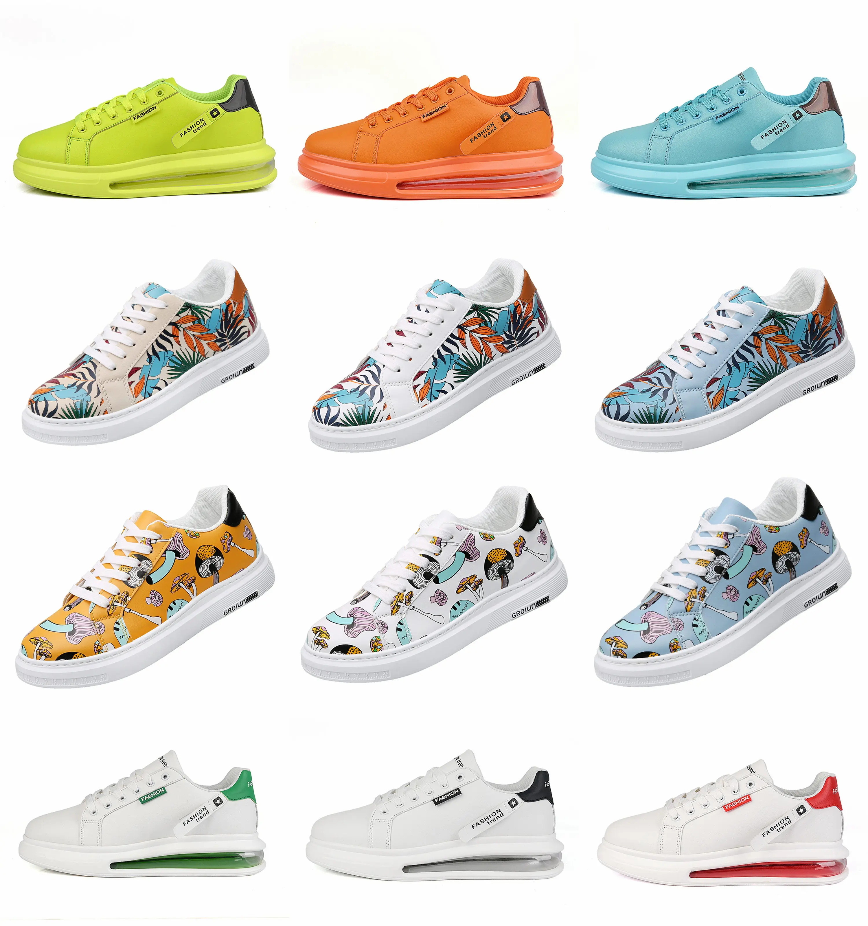 Men's casual sports shoes white shoes luxury brand 2021 new 1:1 large size 48