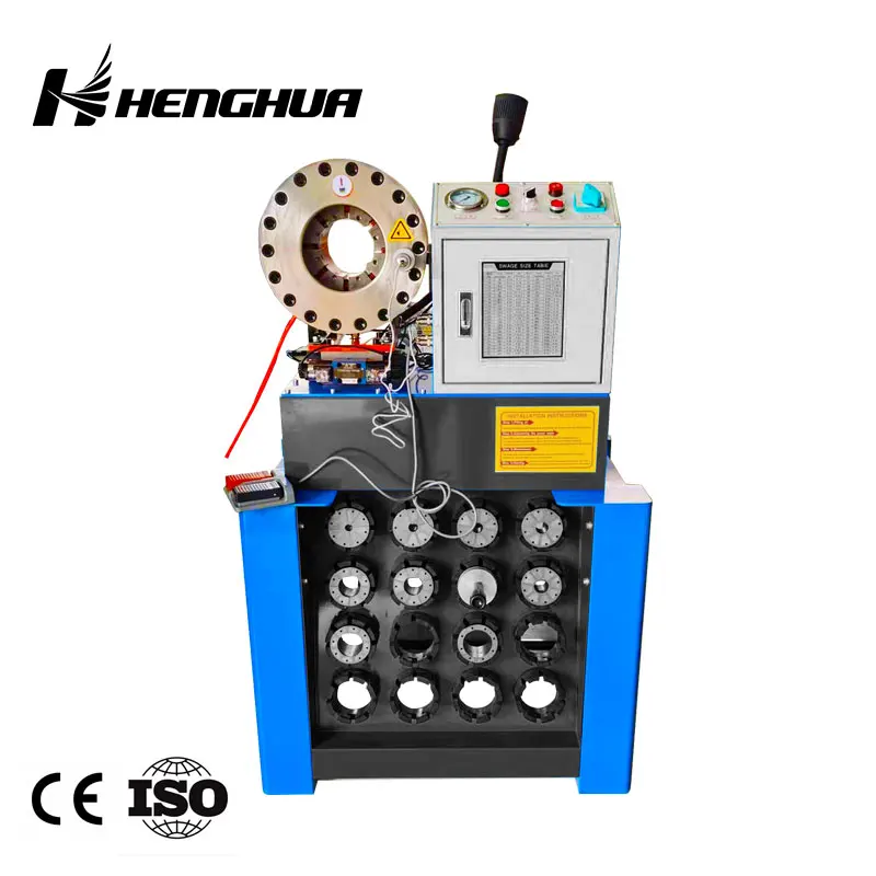 Factory Sales Quick Change 6 Patent 1/8''1/4'''-2''4'' Hydraulic Hose Crimping Machine Hose Pressing Machine For Rubber Hose