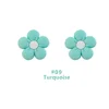 Flower Focal bead Turquoise SA207
