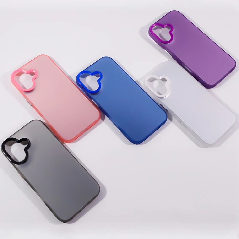 Matte IMD Color Silver hard electroplate phone case For iPhone 16 Plus