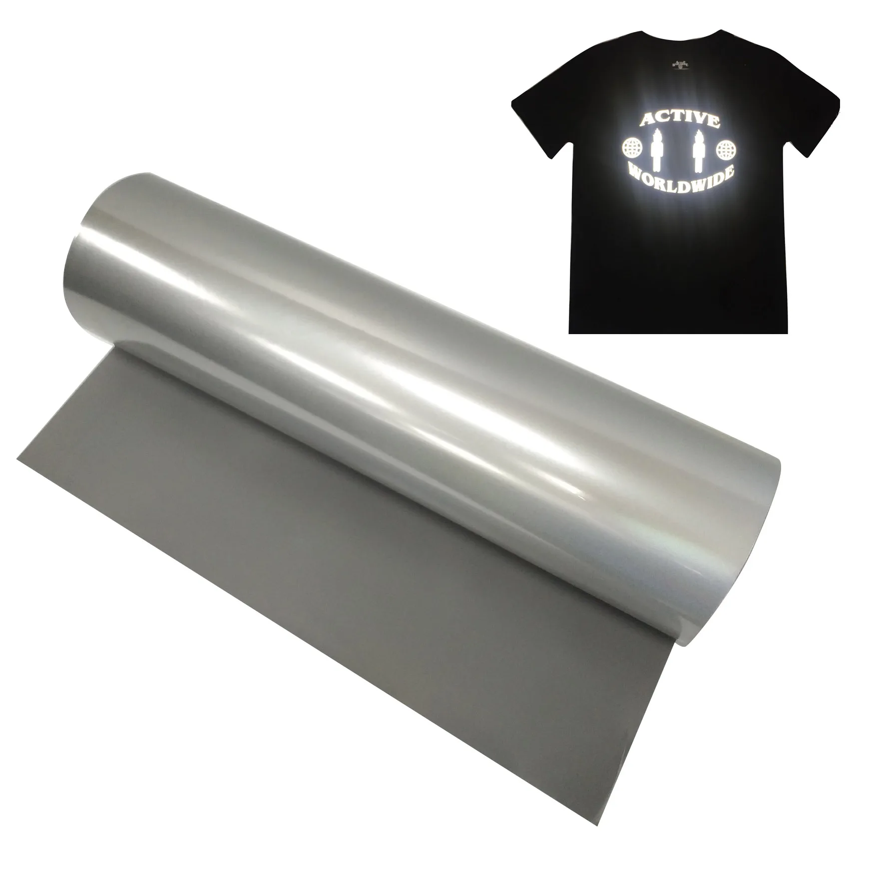 gray reflective vinyl