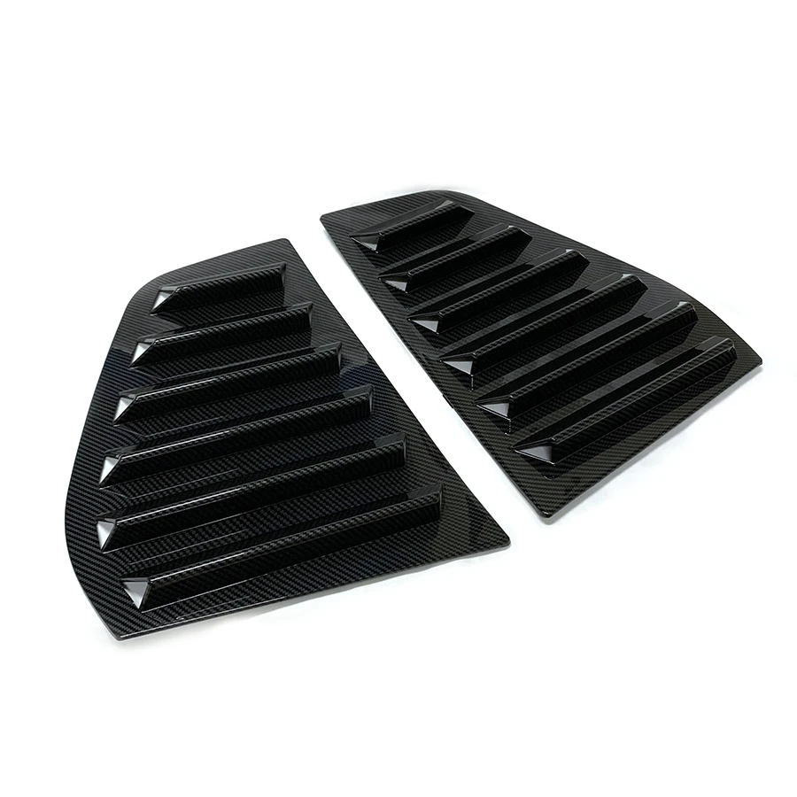 product abs triangular rear window for vw golf 5 2005   2007 window louvers shutters blinds cover exterior parts spoiler-5