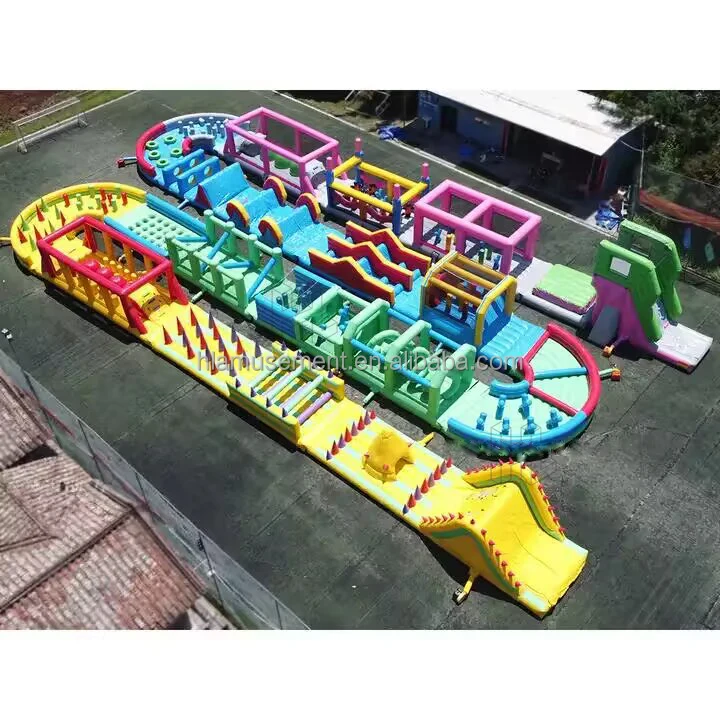Minecraft Inflatable Obstacle Course Interactive Inflatable Obstacle Course - Fun & Training