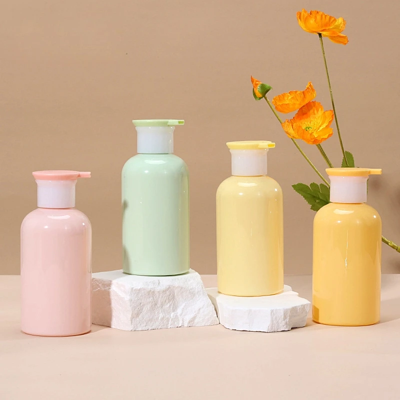 Wholesale 200ml 300ml 500ml Empty Hand Wash Bottle Pet Plastic Shampoo Lotion Pump Bottle