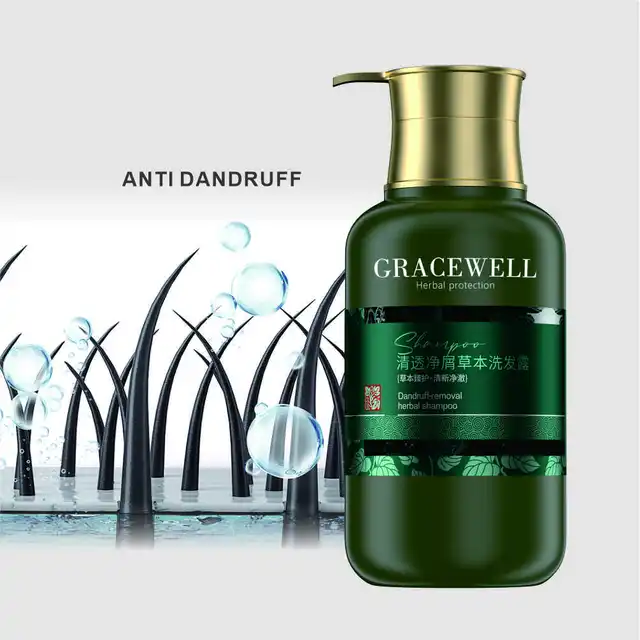 HAILU Hair Shampoo Wholesale Plant Extract Herbal Hair Anti-Dandruff Shampoo Guangzhou Shampoo For Hair Loss