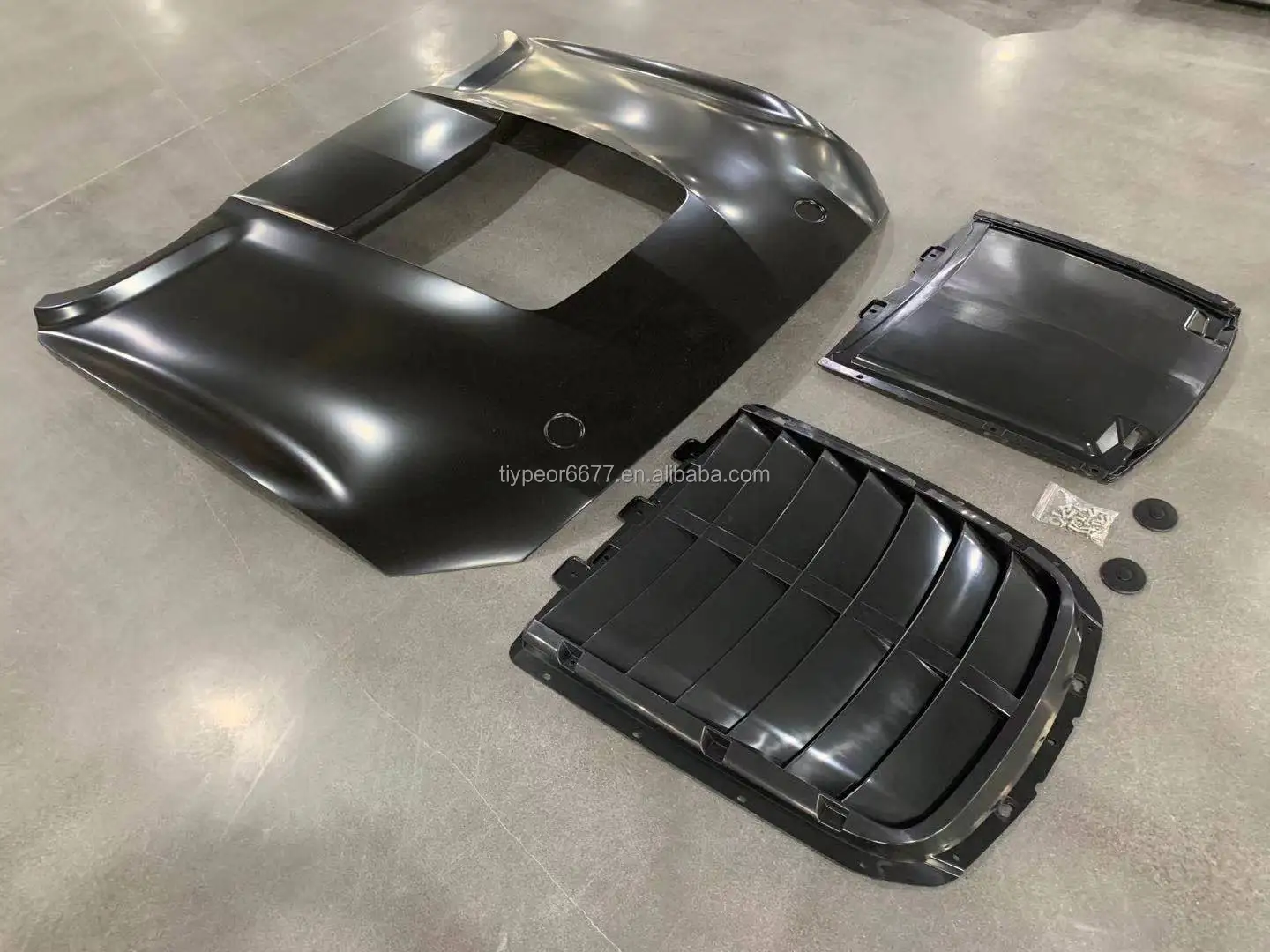 product tiypeor aluminum engine hoods for ford mustang gt500 2018   2020 hood car accessories hood cover auto parts customize car hood-9