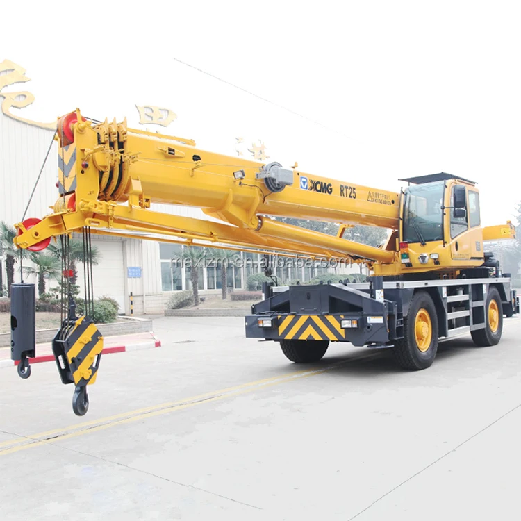Lifting Machinery Used Rough Terrain Crane XCR120 Pre Owned Crane Truck