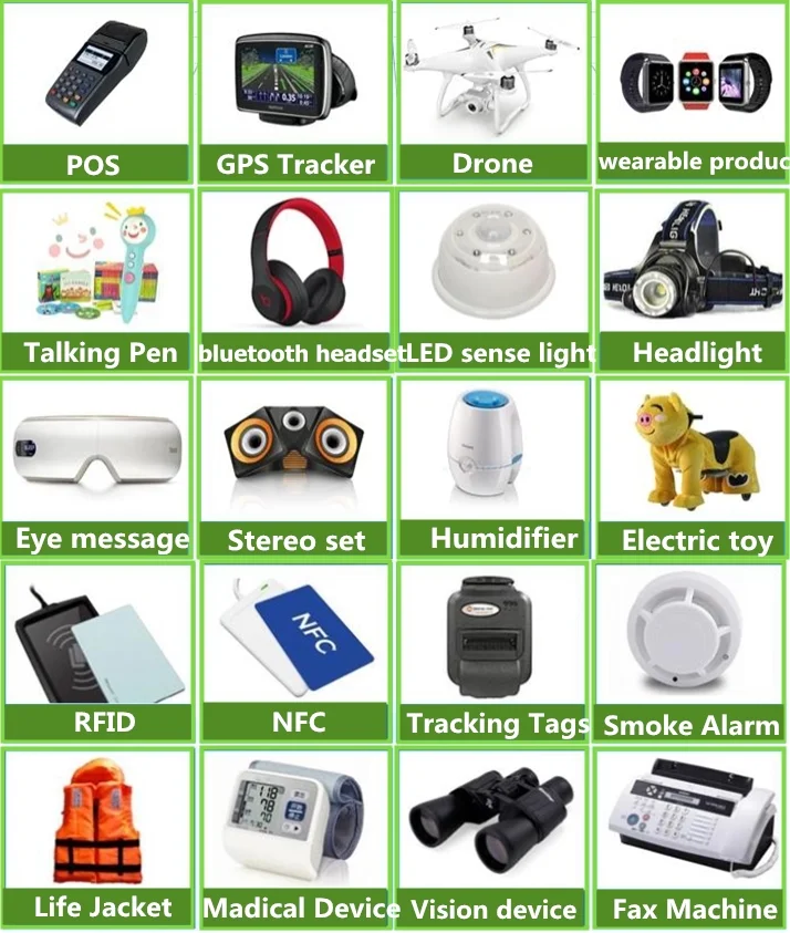 แบตเตอรี่ลิเธียมไอออนโพลิเมอร์ KC 3.7V 420mAh 3