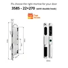 Silver-3585-22*270(with double hook)