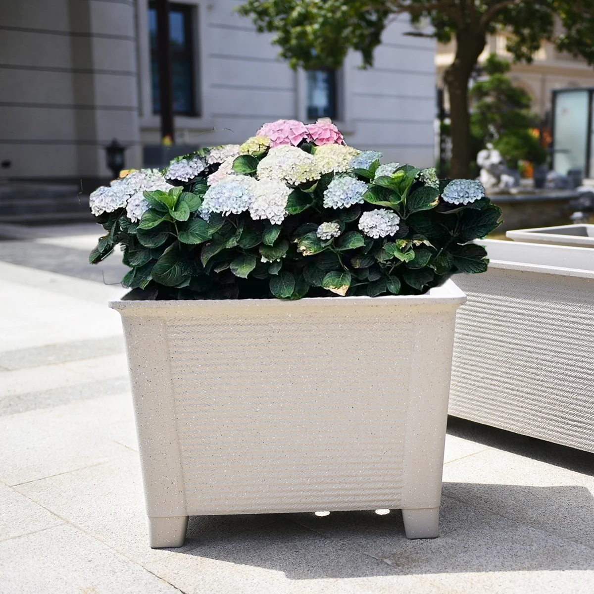 Wholesale Rectangular Flowerpot 60cm Block - High Quality Plastic Pots