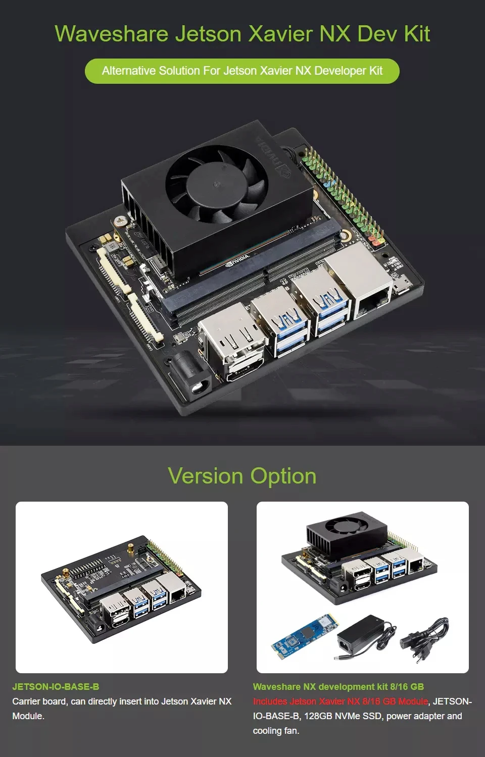 16gb Nvidia Jetson Xavier Nx Developer Kit - Buy Jetson Xavier Nx Dev ...