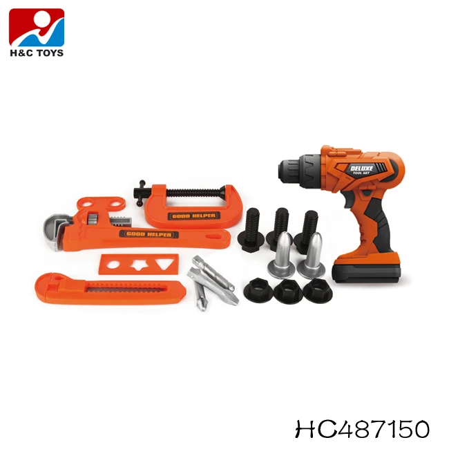 Детская пластиковая пила для ролевых игр вибропила с подсветкой электроинструмент Электрическая цепная HC572026