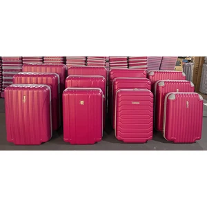FACTORY PRICE 19 to 30INCH 12PCS SEMI FINISHED ABS SUITCASE SKD LUGGAGE GOOD QUALITY