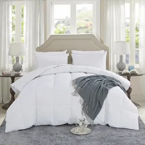Winter Warm Goose Down Comforter Machine Washable Queen Comforter Quilt Bedding Set Comforter