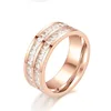 Double Row rose gold