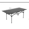 Table noire de 120 cm de long (modèle standard)