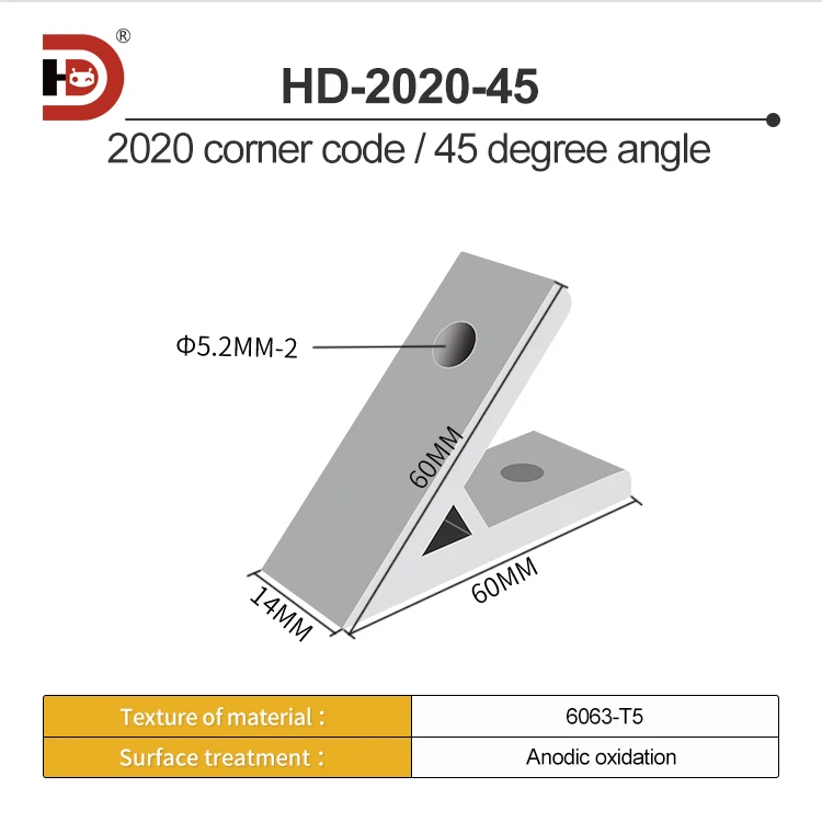 Industrial Aluminum Profile Accessories, 45 Degree Corner Code Connectors, 135 Degree Angled Fixators, Corner Fittings supplier