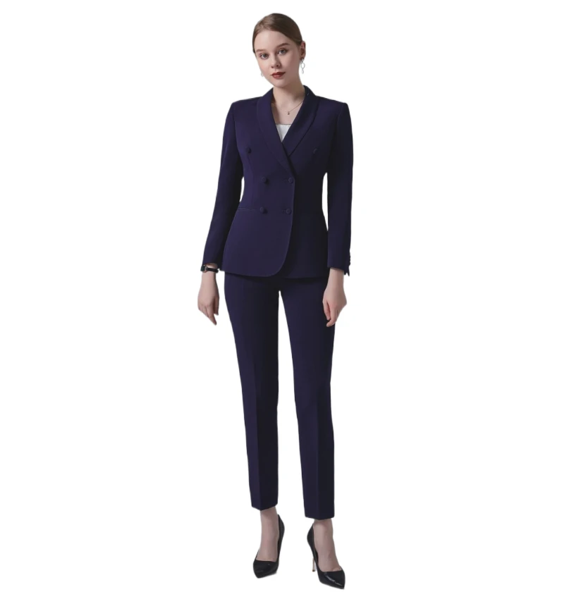High-end Fashion Style Women's Suit and Trousers Elegant Sets for Formal Office Business Wear
