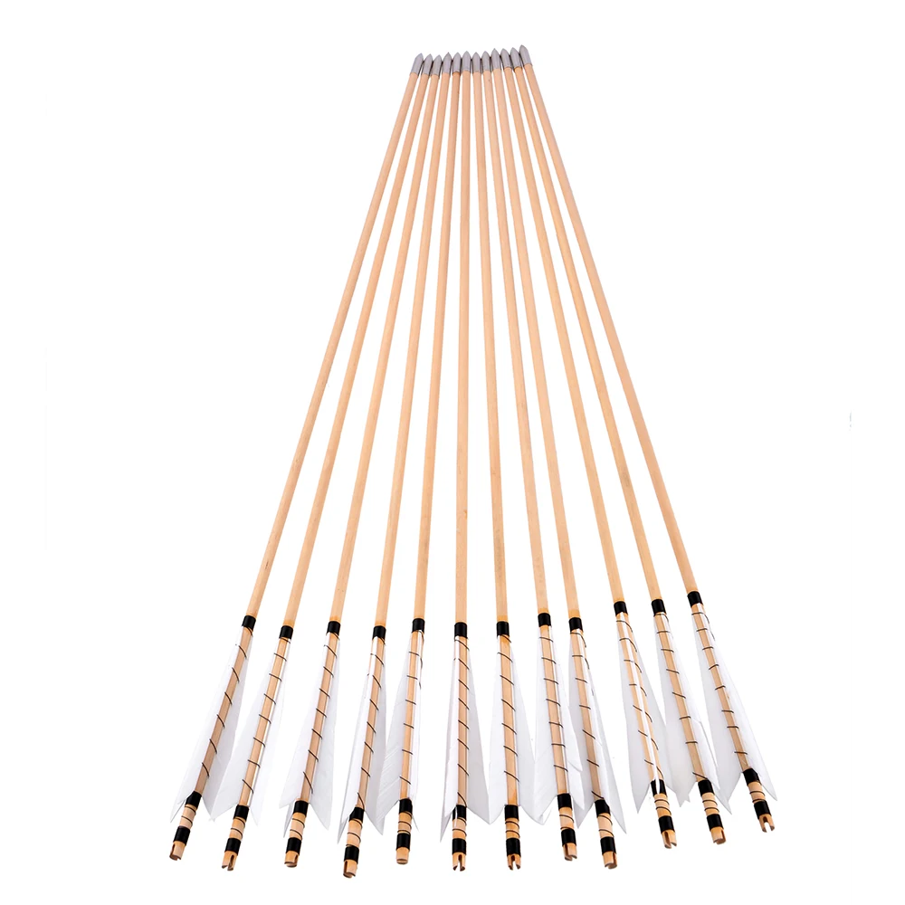 3 '' Piuma di tacchino Fletching Tiro con l'arco Vera piuma Freccia