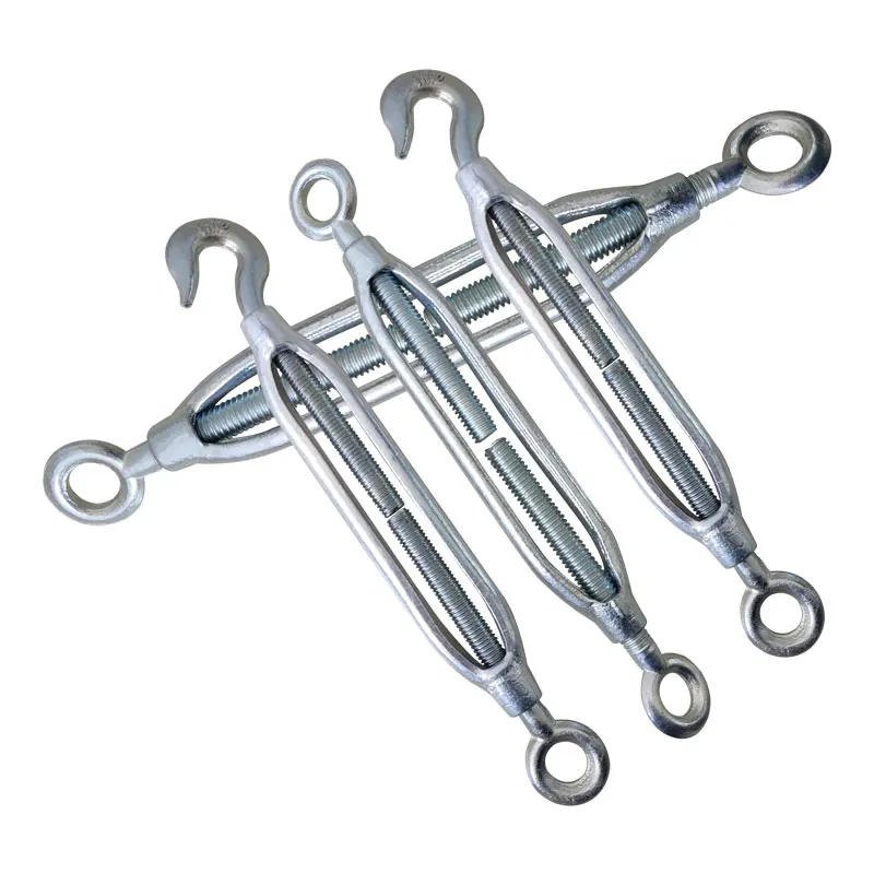 JIS Open Body Galvanized Turnbuckle Steel Eye Hook Turnbuckle Wholesale Price