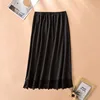Black 70CM Lace Long Underskirt