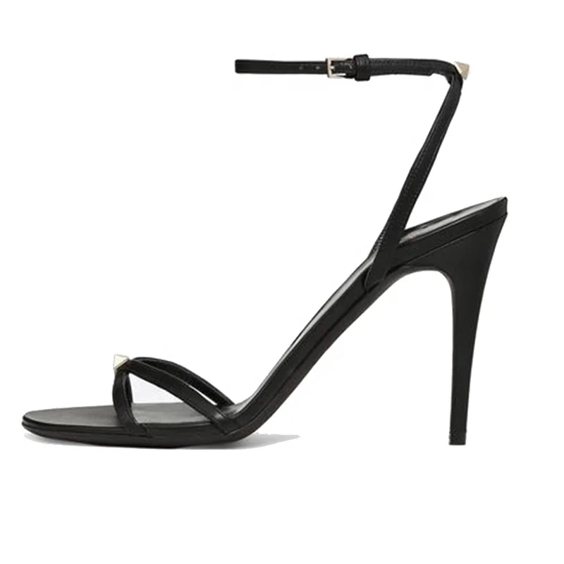 PU Leather High Heel Sandals