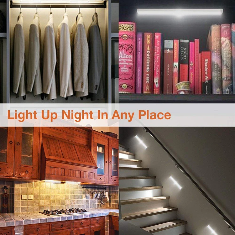 
 Алюминиевый сплав, 10 светодиодов, датчик движения, светодиодный светильник для шкафа  