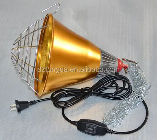 Инфракрасная нагревательная лампа, наружный протектор на солнечных батареях, водонепроницаемая инфракрасная лампа для разведения животных