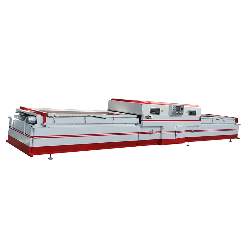 MDF Doors Use Vacuum Film Covering Woodworking Machine TM2480B/vacuum Membrane Press Machine for Sell