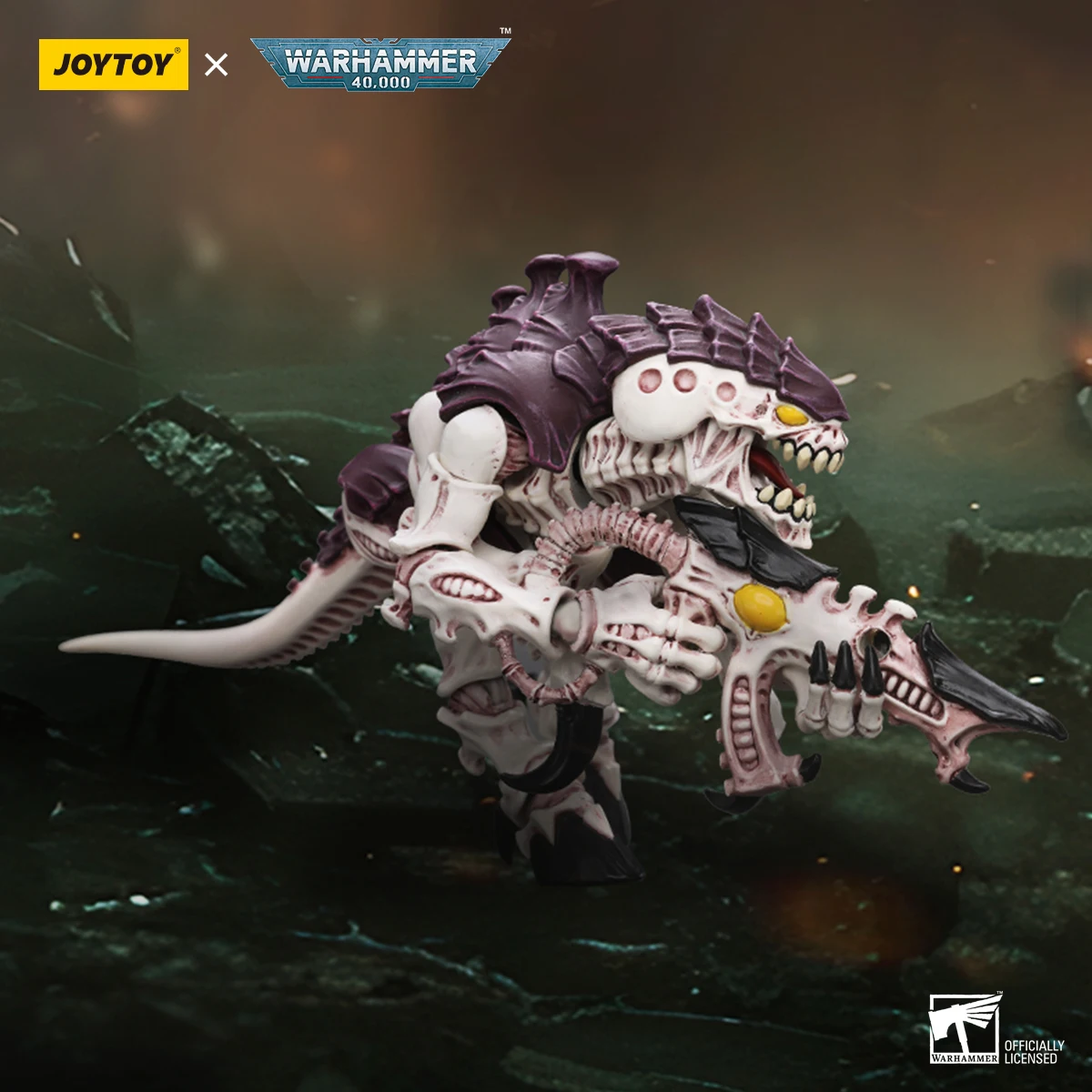 High Quality Joytoy 1/18 Model Warhammer 40K Tyranids Hive Fleet Leviathan Termagant With Fleshborer Action Figures for Kids