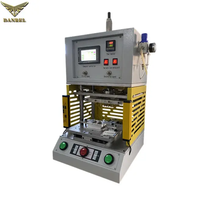 Semiautomatic Heat Stack Plastic Assembly Ultrasonic Thermal Press Hot Welding Portable Plastic Heat Staking Machine