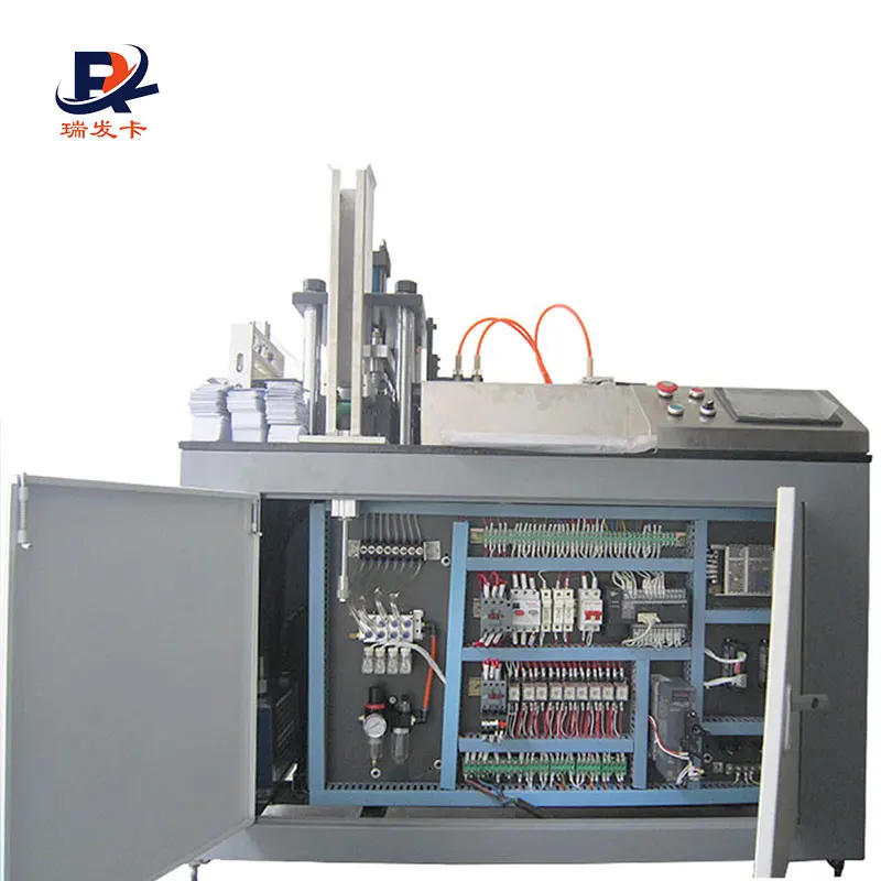 A3 Automatic PVC Card Key Tag Card Cutter Plastic Card Punching Machine