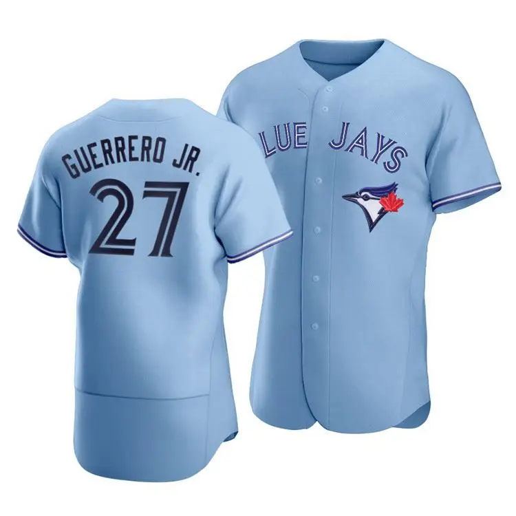 Wholesale Embroidery Blue Jays Jersey Royal Springer #4 Guerrero