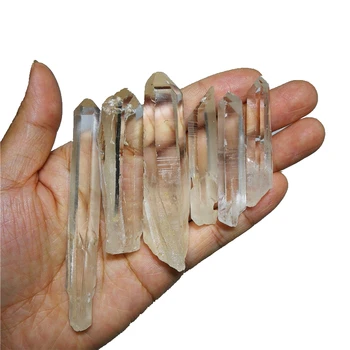 Wholesale healing crystal natural Stone White Clear crystal quartz Raw quartz crystal wand