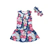 Ortensia Blu Navy Floreale