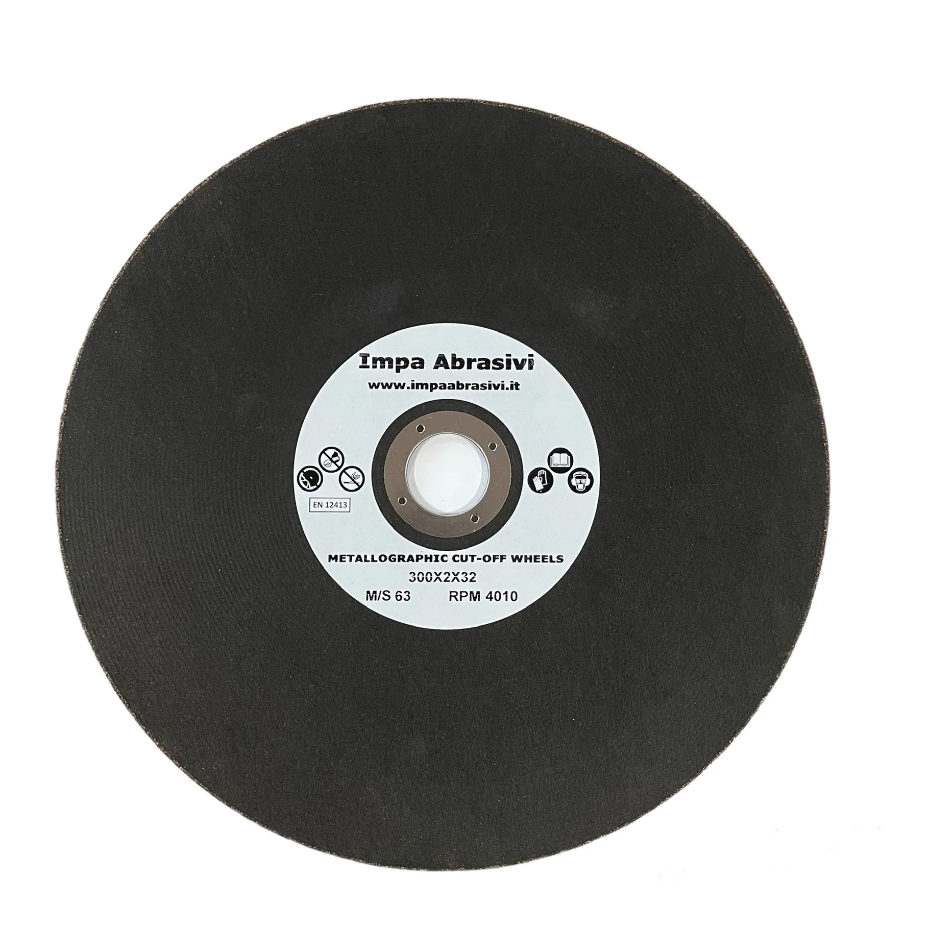 Customizable 300mm X2mm Metallographic Resin Grinding Wheel Cutting