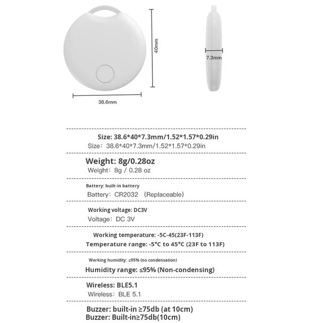 Compatible IOS Android Google Find My Alternative GPS Locator ITag 4G Network Waterproof IP67 Plastic Global Anti-Lost Tracker