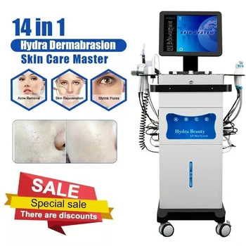 14 in 1 Hydro Facial Machine Professional Hydro Beauty Machine Hydro Dermabrasion Hydrabrasion Machine