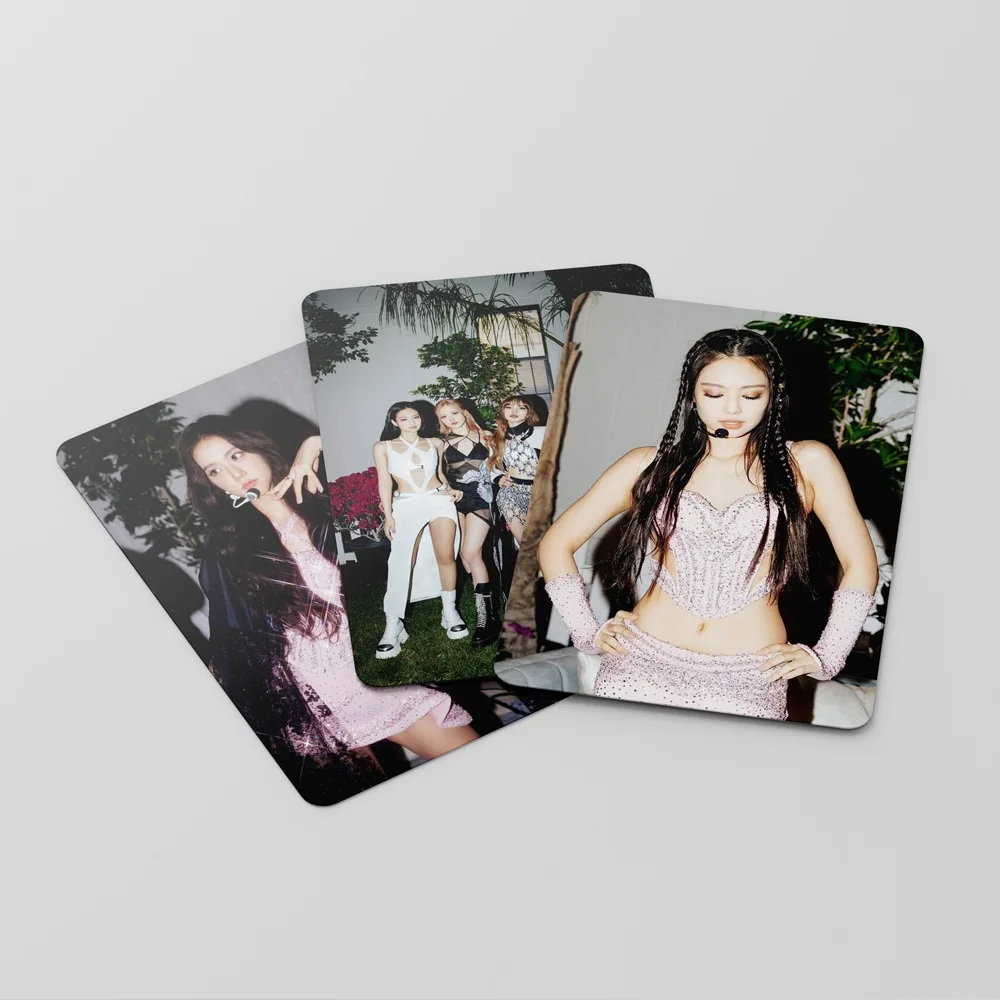9 Models 55Pcs/Box Lomo Card K-pop Double Side Printing Pink Girls Lomo Card  for Music Fans