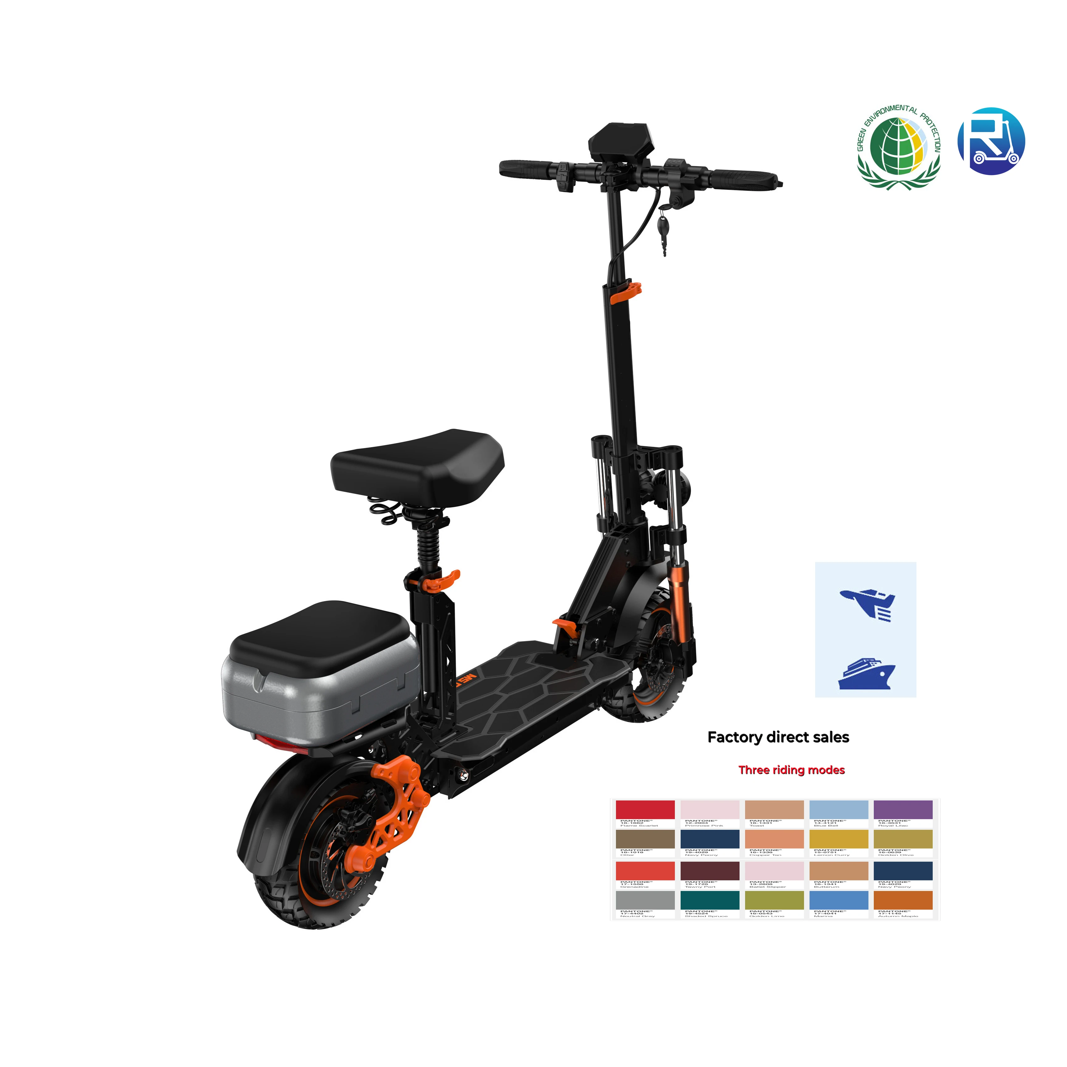 2025 Super New Model 2000w Climbing Electric Scooter With 48v Voltage