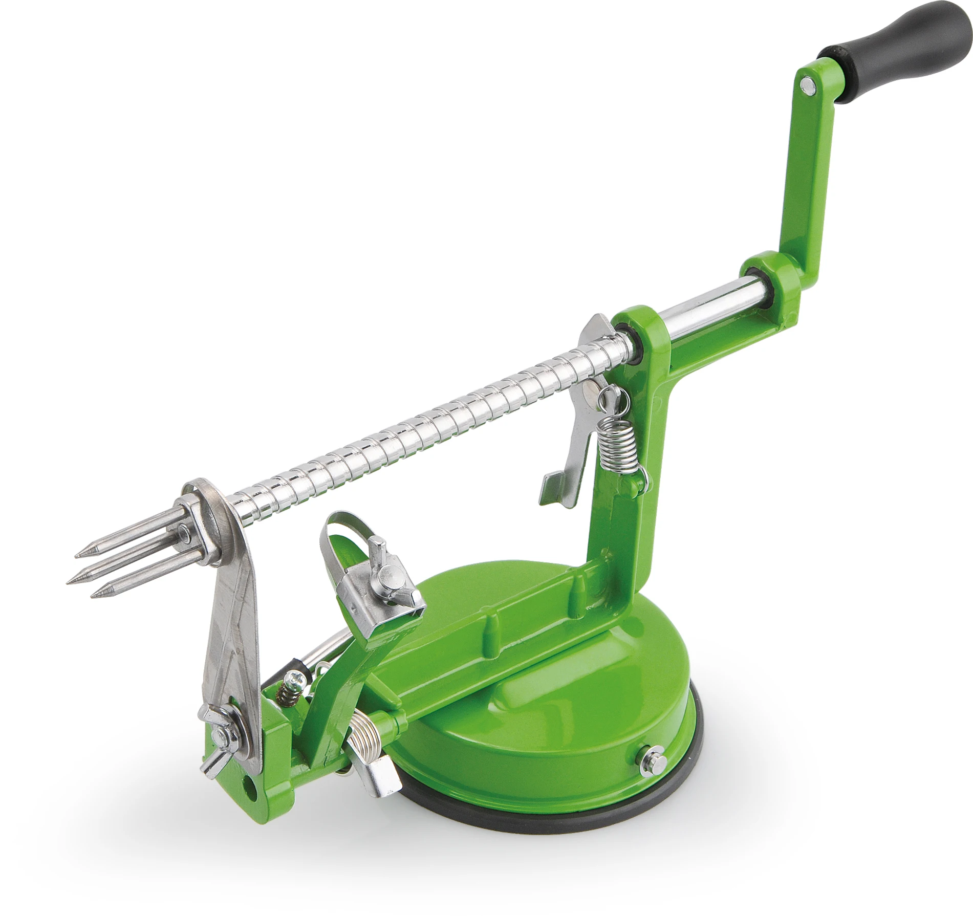 Superfast Multifunction Stainless Steel Manual Apple/ Potato Peeler Slicer & Corer with Spiral French Fry Cutter