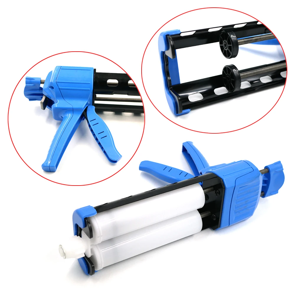 Pistola Per Sigillatura Doppia Cartuccia 400 Ml – Perfetta Per Resina Epossidica 1:1!
