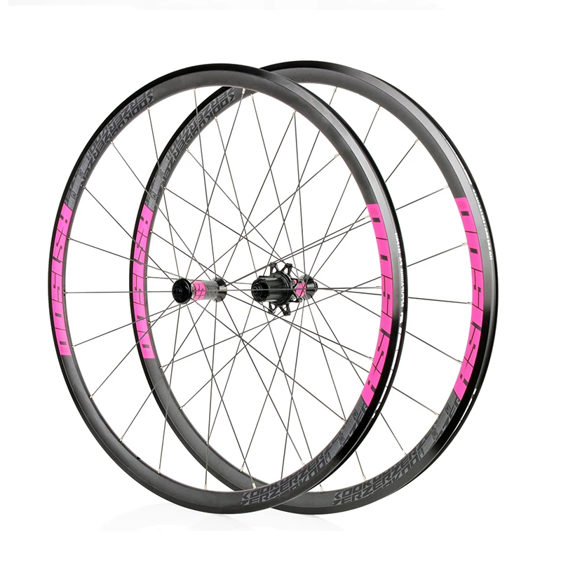 Высококачественная алюминиевая колесная пара Koozer RS1500 700X19-32C, колесная пара для дорожного велосипеда, легкая колесная пара