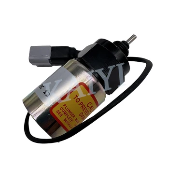 U85206500 550-9113 5509113 Excavator Accessories 12V Fuel Stop Solenoid Valve for Perkins Engine 403D-15 404D-22 C2.2 232B