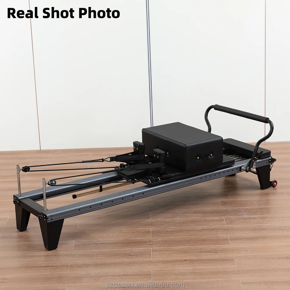 Heavy Duty Aluminum Alloy Pilates Reformer Bed with Full Accessory Kit for product detail 3