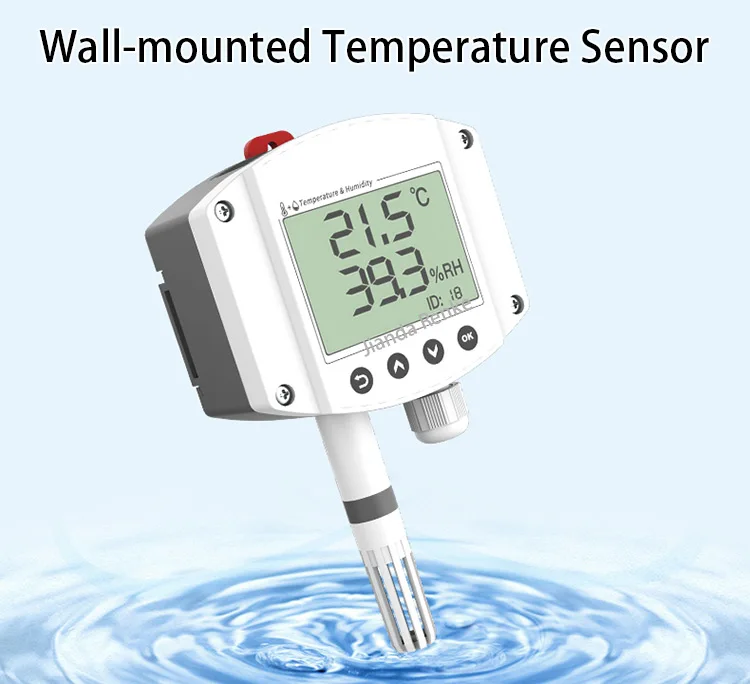 RS-WS-*-2D Industrial Wall-Mounted Temp & Humidity Sensor, +-1% RH